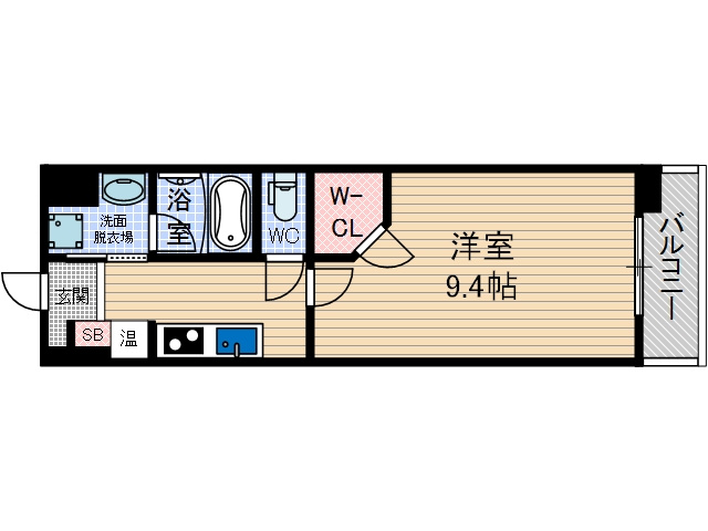 アイウエスト茨木の間取り