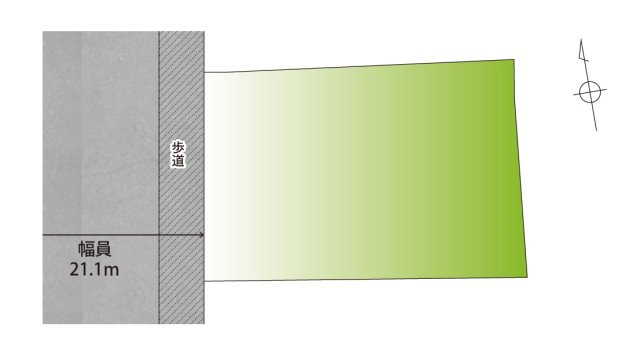 秋葉町1区画・分譲地・61323の区画図