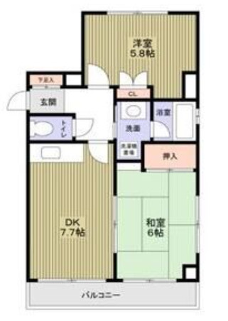 グレイス北河堀の間取り|グレイス北河堀　間取り図
