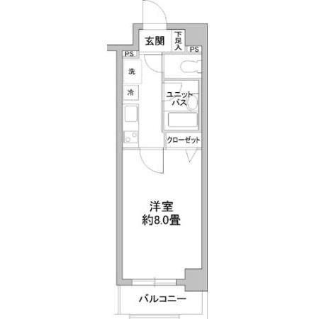 カスタリア野毛山の間取り