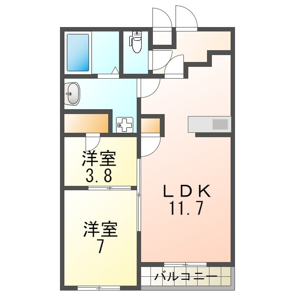 ロジェオークラの間取り