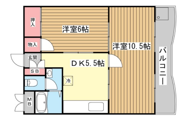 パークハイツ青谷の間取り