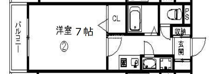 ベルシモンズ桜川の間取り