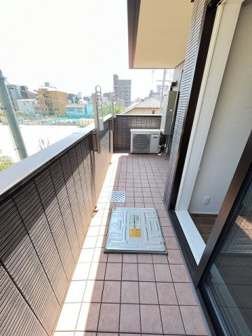 グランツ鳴尾のバルコニー