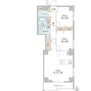 クレアーレ元町の間取り