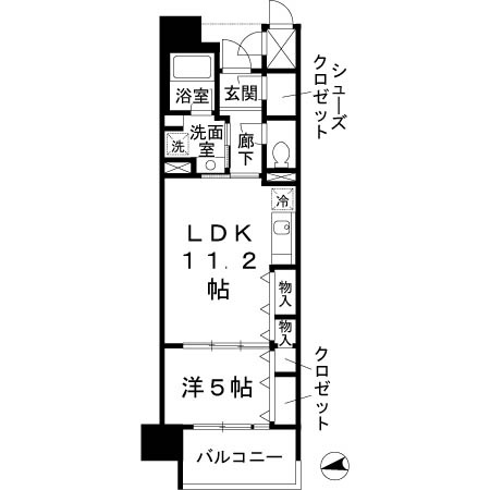 ロイヤルパークスなんばの間取り