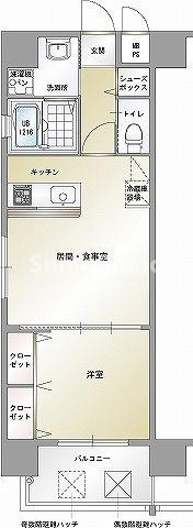 エンクレスト博多駅南Ⅱの間取り