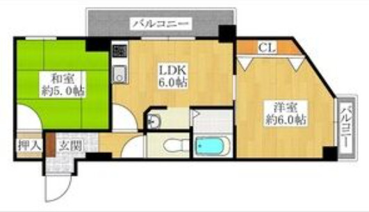 アメニティつるみやの間取り