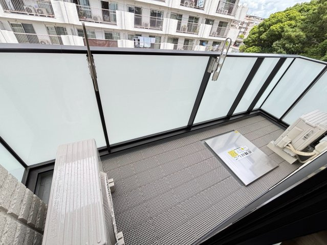 La vita西宮北口のバルコニー