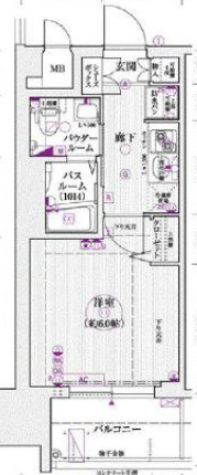 エステムプラザ難波WESTⅡプレディアの間取り