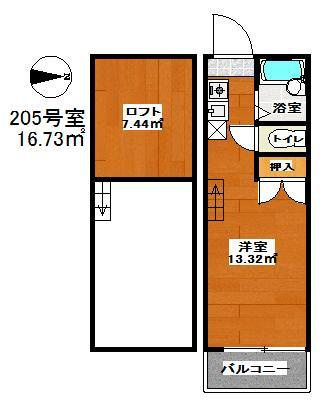 マキシム空港前Ⅲの間取り