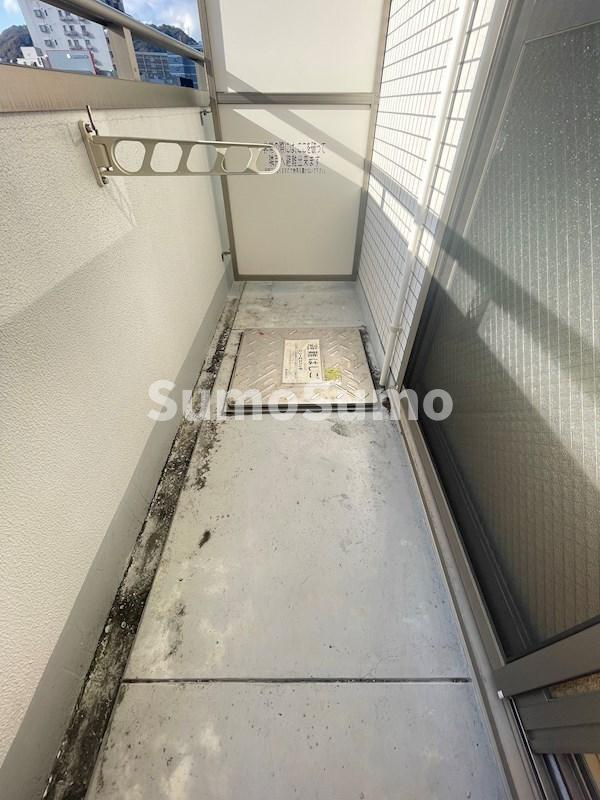 神戸市長田区北町１丁目の賃貸マンションのバルコニー|バルコニー付きです
