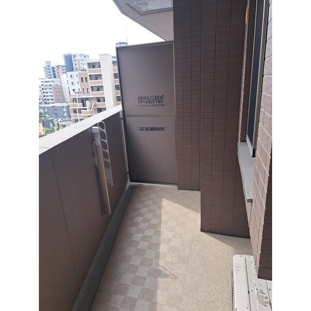 ネストピア西新Ⅱのバルコニー