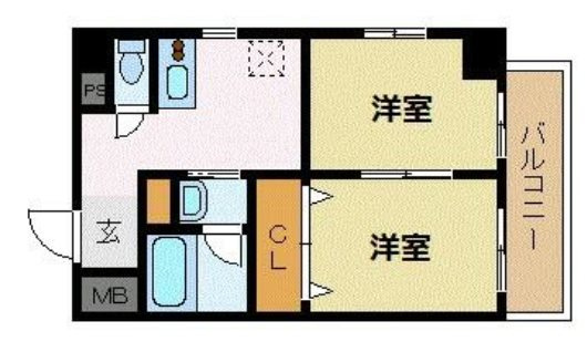 レジデンシア三宮の間取り