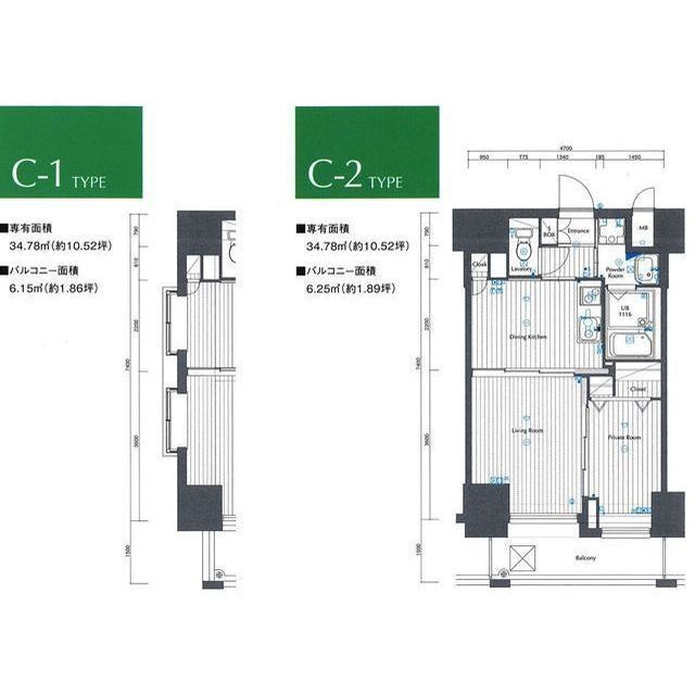 ネストピア別府駅前の間取り