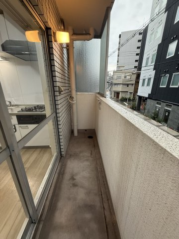 アメニティつるみやのバルコニー