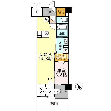 COCO MARINIの間取り