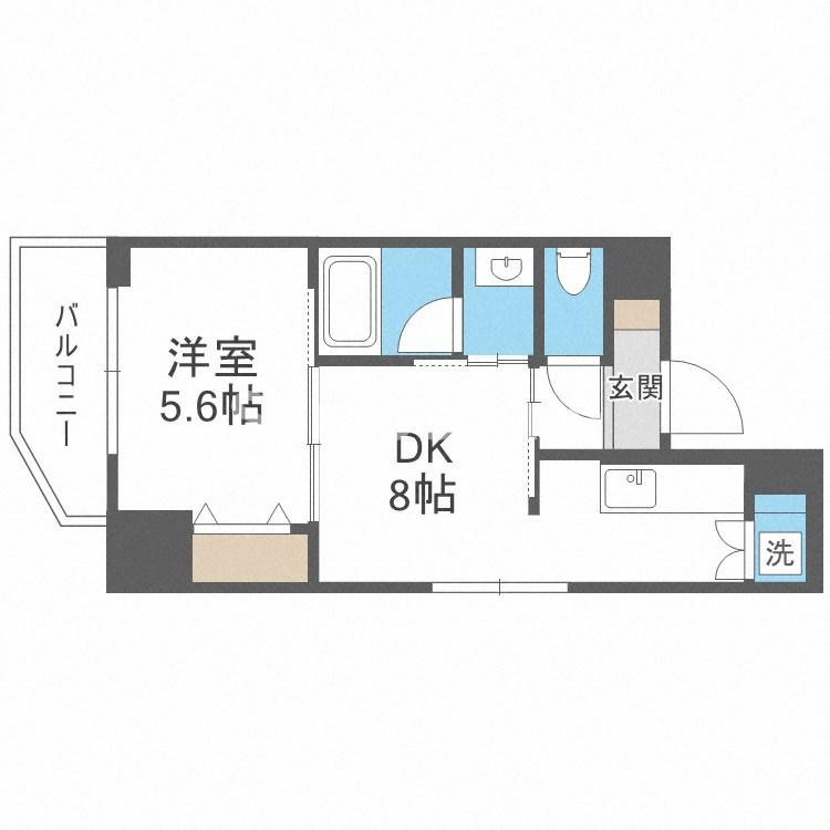 Wave on Horie Towerの間取り