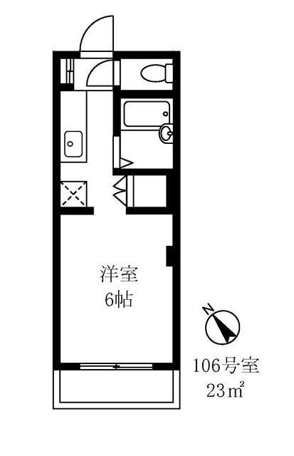 ハイツオカモトの間取り