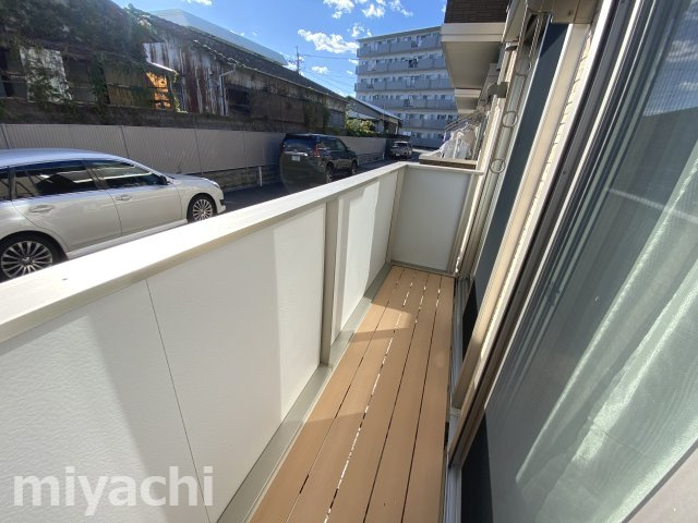 フィオーレ沖浜Ⅱのバルコニー