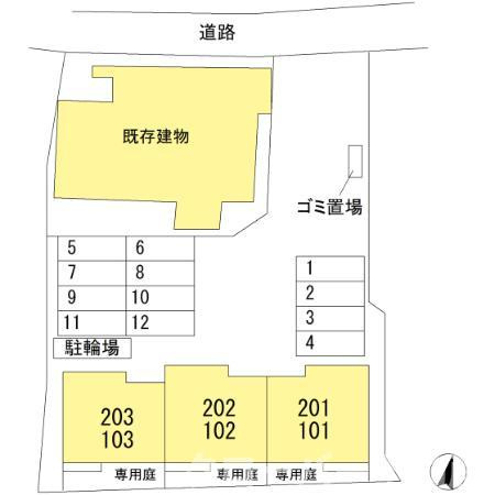 ボア ソルテの区画図