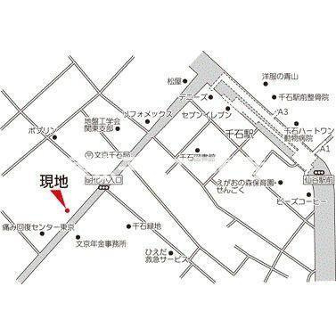 グランカーサ文京千石の地図