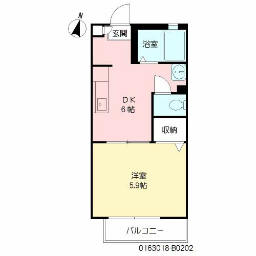 フォーレス・イトウ　B棟の間取り
