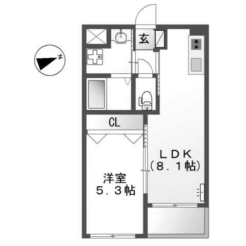 belle vieの間取り