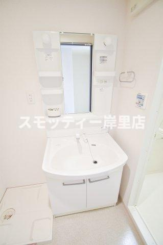 ソレアードコートの洗面所