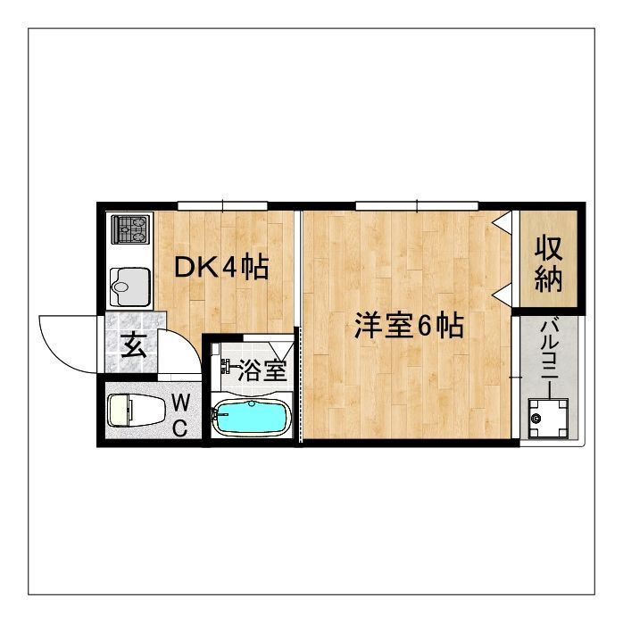 コーポ須玖の間取り