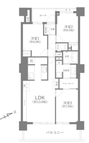 【間取り】 | コットンハーバータワーズベイウエスト