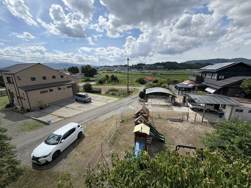 阿志岐田村アパートの展望