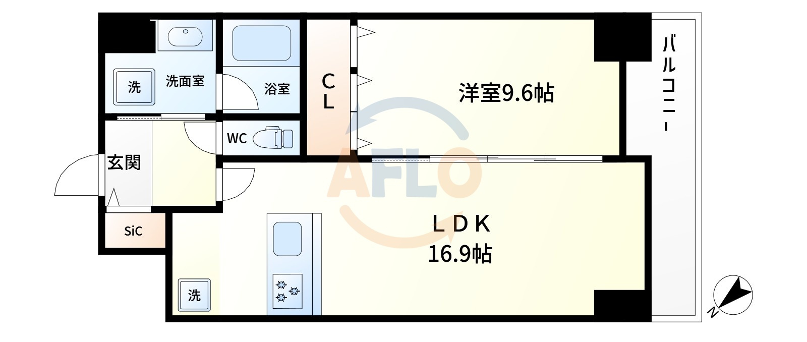 Vesta京町堀の間取り|Vesta京町堀　間取り