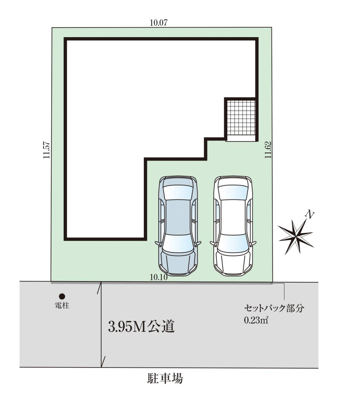 高知市桟橋通３丁目 -8期1棟- 新築戸建ての区画図
