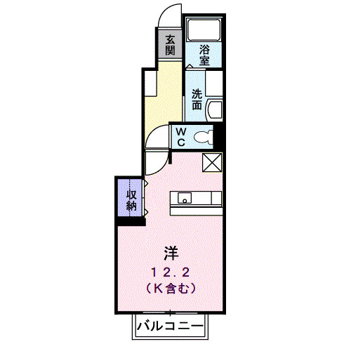 【間取り】 | ローザ・アルベロA棟