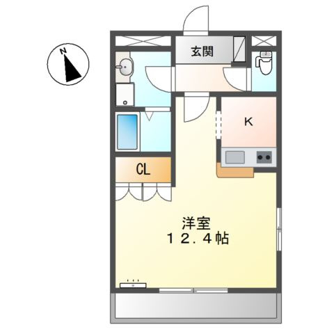 【間取り】 | エスベランサⅡ