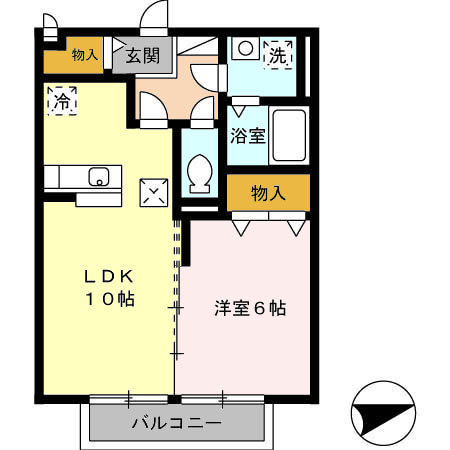 リーベン ルーチェⅡの間取り
