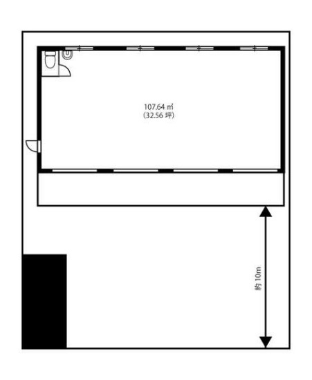 川口市末広３丁目の倉庫の間取り