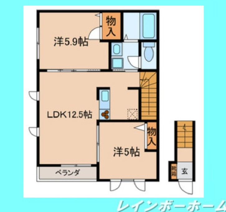 仲介手数料50％半額キャンペーン物件の間取り