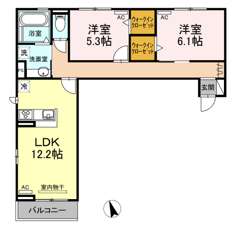 フレスコの間取り