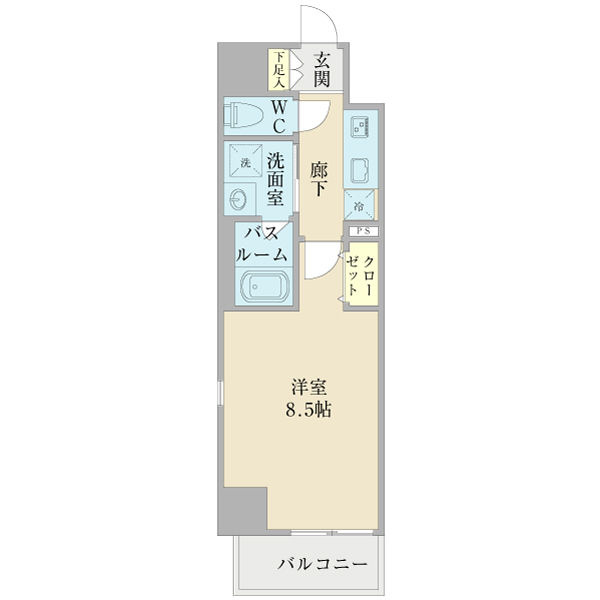 プランドール那古野の間取り