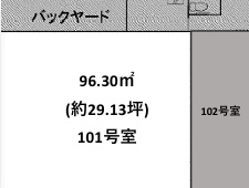 堺市南区泉田中１階店舗・事務所の間取り