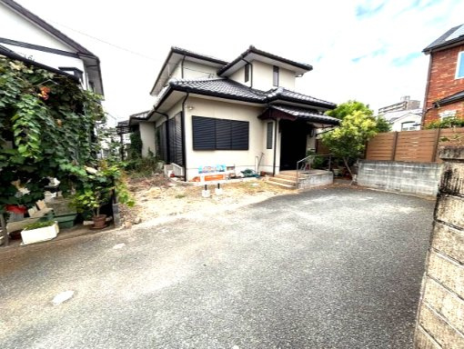 西区稗田町 売地の前面道路含む現地写真