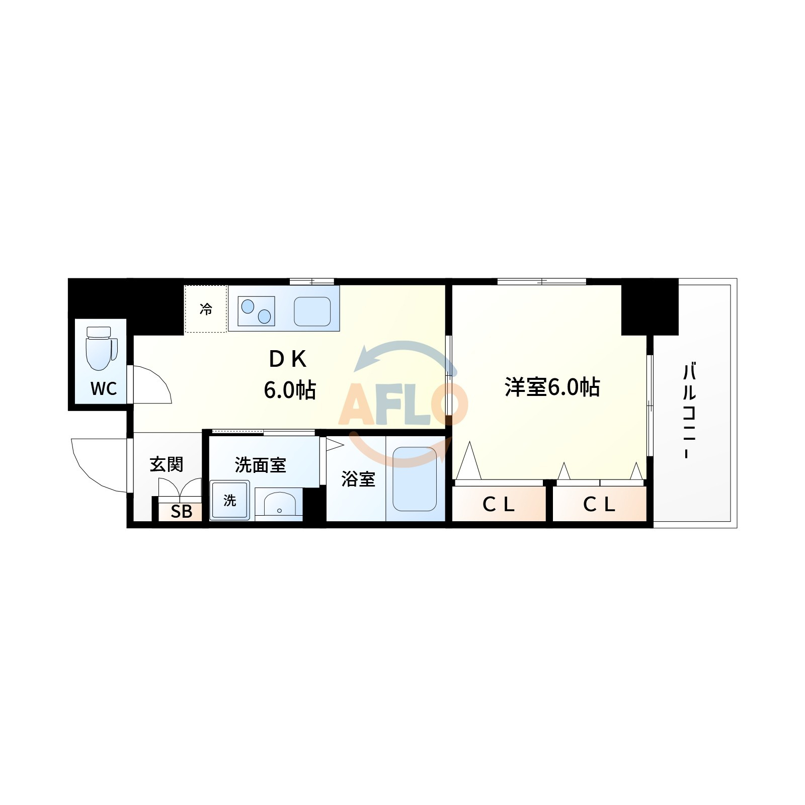 シーナリ江坂の間取り|間取り
