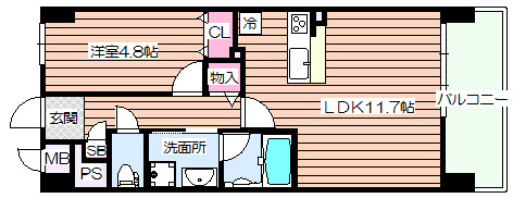 【間取り】 | 海老江サンライズ