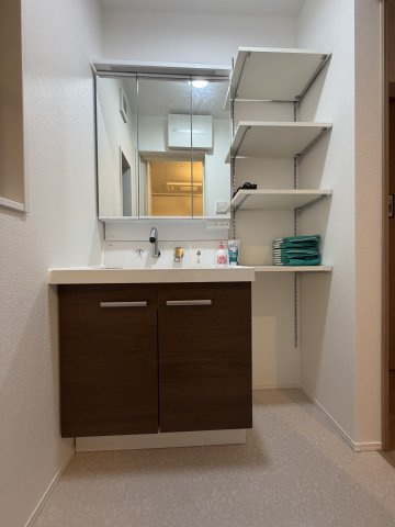 天下茶屋１丁目戸建ての洗面所|１階洗面所