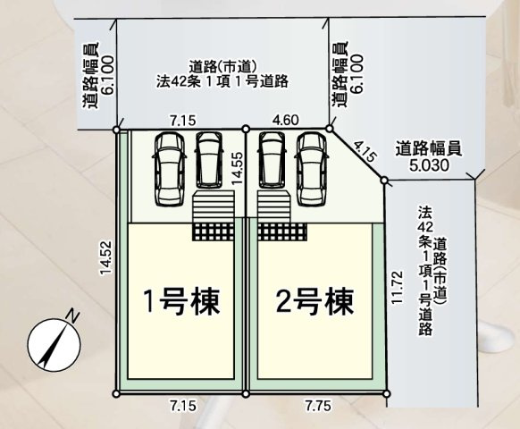須惠町佐谷第2の区画図