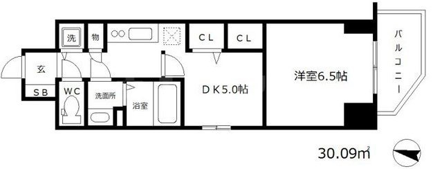 プレサンス江戸堀の間取り|プレサンス江戸堀　間取り