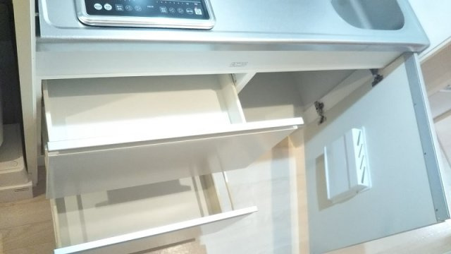 クレイノレジデンス追分のキッチン|キッチン収納