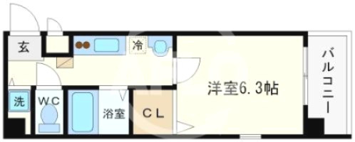 Varoque北堀江の間取り|Varoque北堀江　間取り